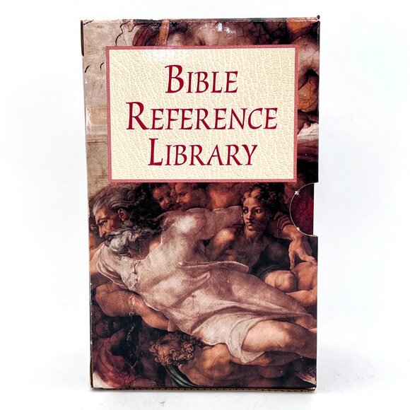 Bible Reference Library 3-Volume Box Set Vintage 1999 Almanac Facts Who's Who - Picture 3 of 16